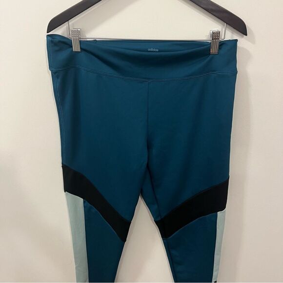 adidas Women's Designed 2 Move 7/8 Tights NEW XL Tech Mineral - Picture 7 of 16